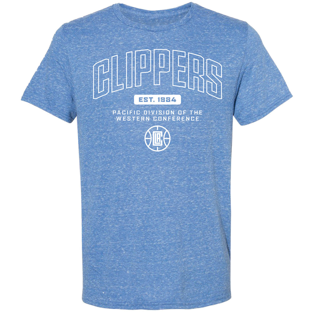 La Clippers NBA Team Logo Grey T-Shirt New Era Cap Adult Unisex Grey
