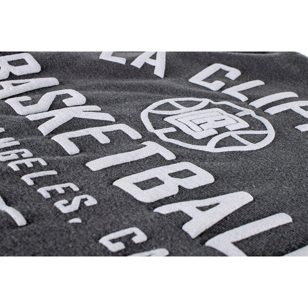 LA Clippers Basketball Charcoal Tonal T-Shirt - Zoom View On Front Graphic