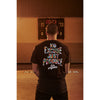 2022-23 LA Clippers City Edition Sportiqe Bingham T-Shirt In Black & Stained Glass Color - Back View On Model