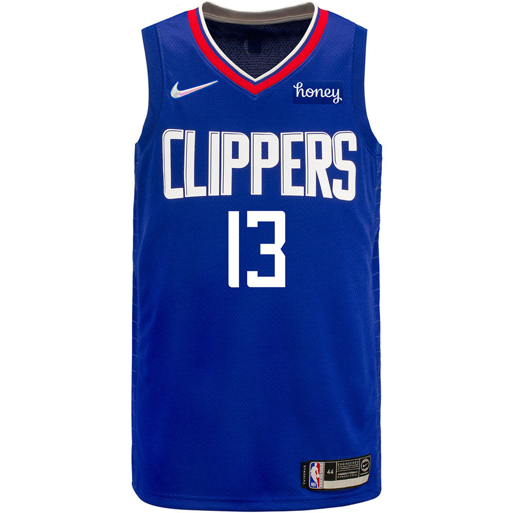 Nike Youth 2022-23 City Edition Los Angeles Clippers Paul George #13 Dri-Fit Swingman Jersey - Black - M Each