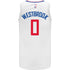 Russell Westbrook Nike Association Swingman Jersey In White - Back View