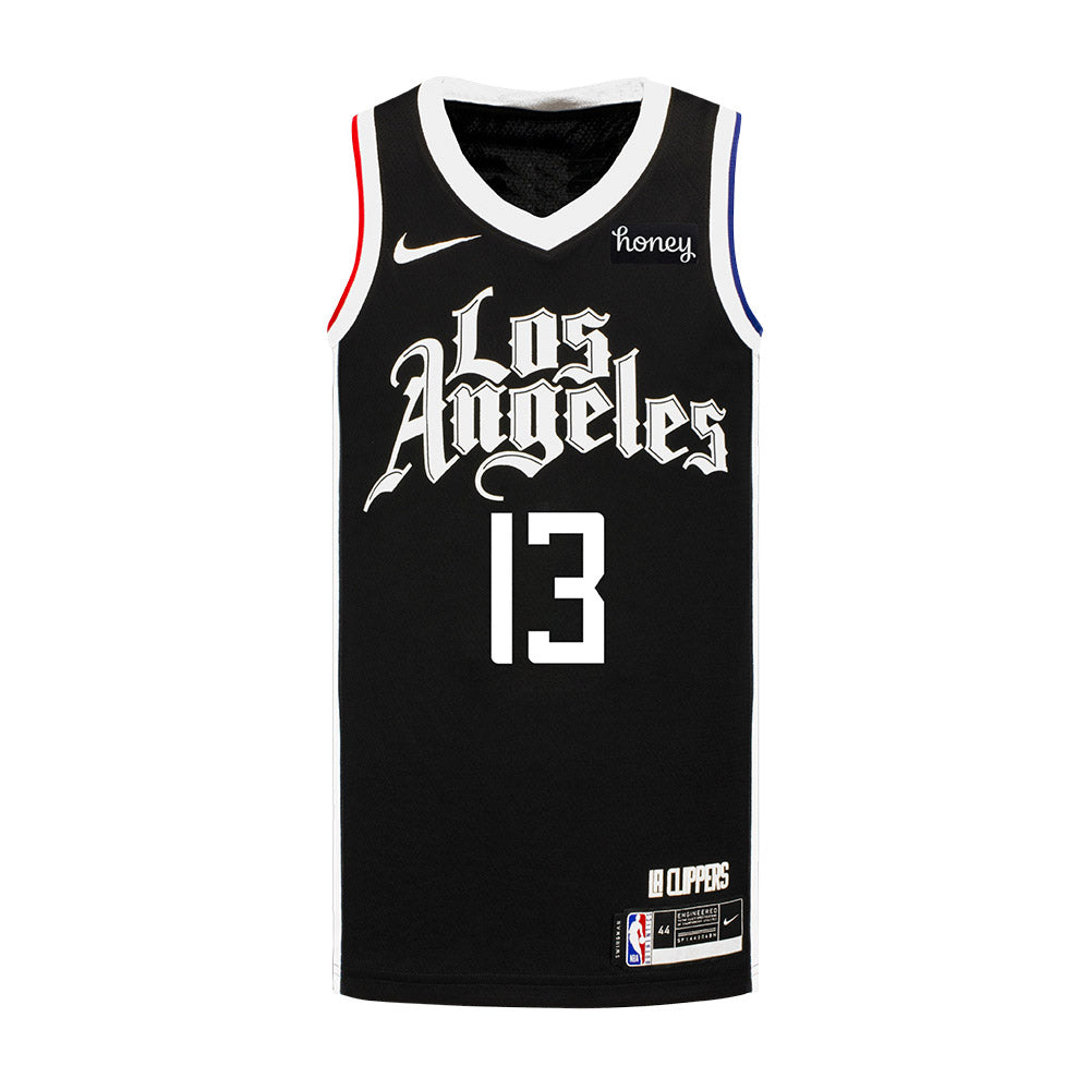 Nike Men's GEORGE LA Clippers Swingman Jersey Earned Edition,  CW6808-002, Sizes