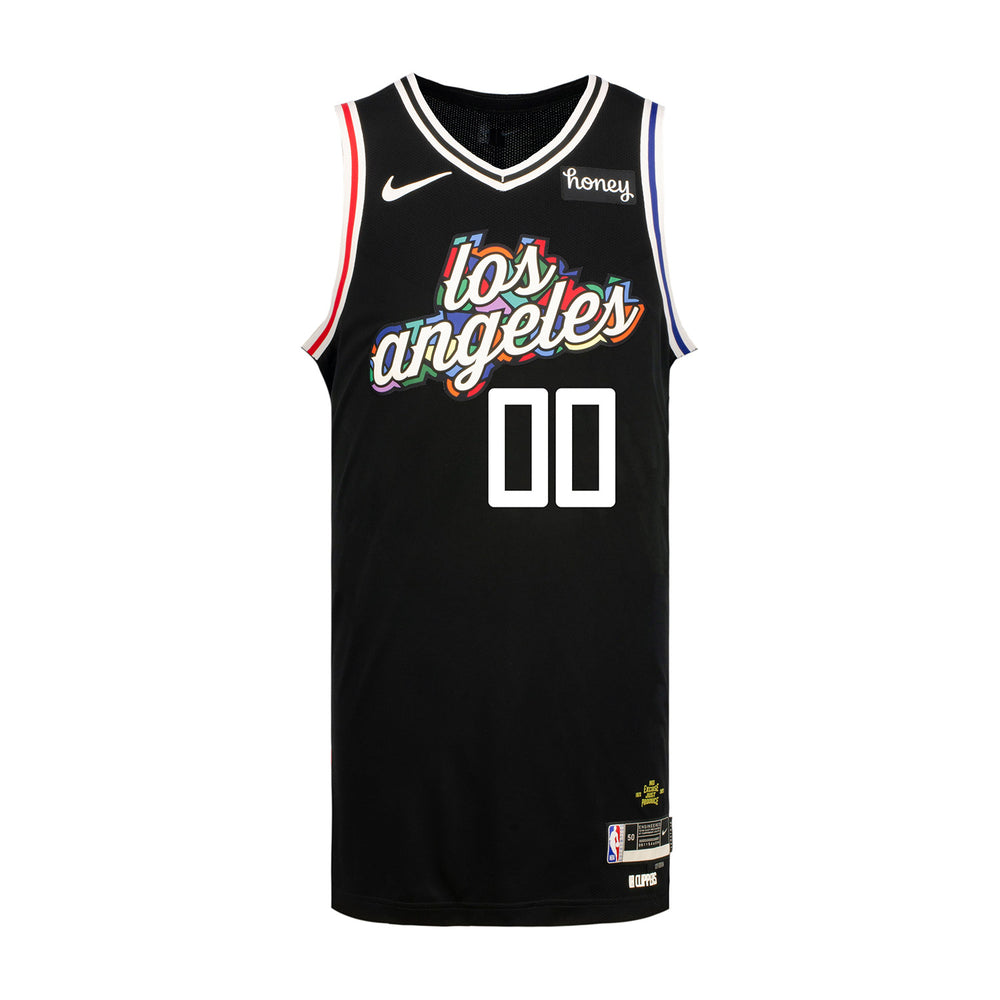 Men's LA Clippers Jordan Brand Black 2019/20 Icon Edition Swingman Shorts