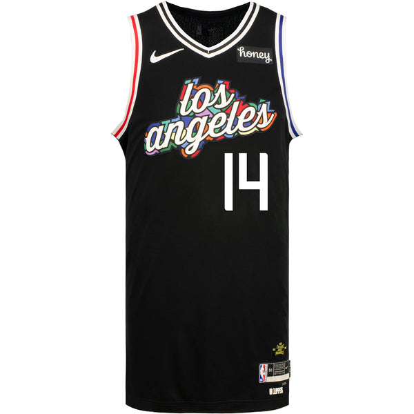 2022-23 LA Clippers City Edition Terance Mann Nike Swingman Jersey In Black - Front View