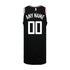 2022-23 LA Clippers City Edition Personalized Youth Nike Swingman Jersey In Black - Back View