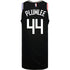2022-23 LA Clippers City Edition Mason Plumlee Nike Swingman Jersey In Black - Back View