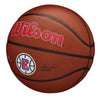 Wilson Full Size Alliance Basketball In Brown - Angled Left View