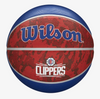 Wilson Clippers Tie Dye Basketball In Tie Dye - Front View