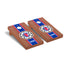 Victory Tailgate LA Clippers NBA Basketball Regulation Cornhole Game Set Rosewood Stained Stripe Version In Brown
