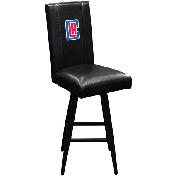 Dream Seat LA Clippers Swivel Bar Stool 2000 with Secondary Logo In Black