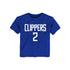 Toddler Kawhi Leonard Nike Player T-Shirt In Blue - Front View