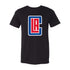 Youth Tri Blend Icon Logo T-Shirt In Black - Front View