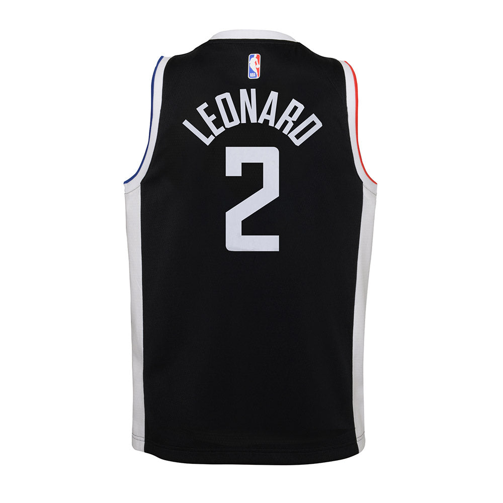 Kawhi Leonard LA Clippers Nike Youth 2020/21 Swingman Jersey Black