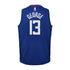 Youth Paul George Nike Icon Edition Swingman Jersey In Blue - Back View